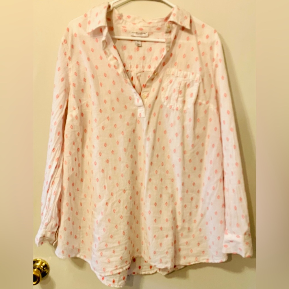 Liz Lange Maternity XL Top floral pink